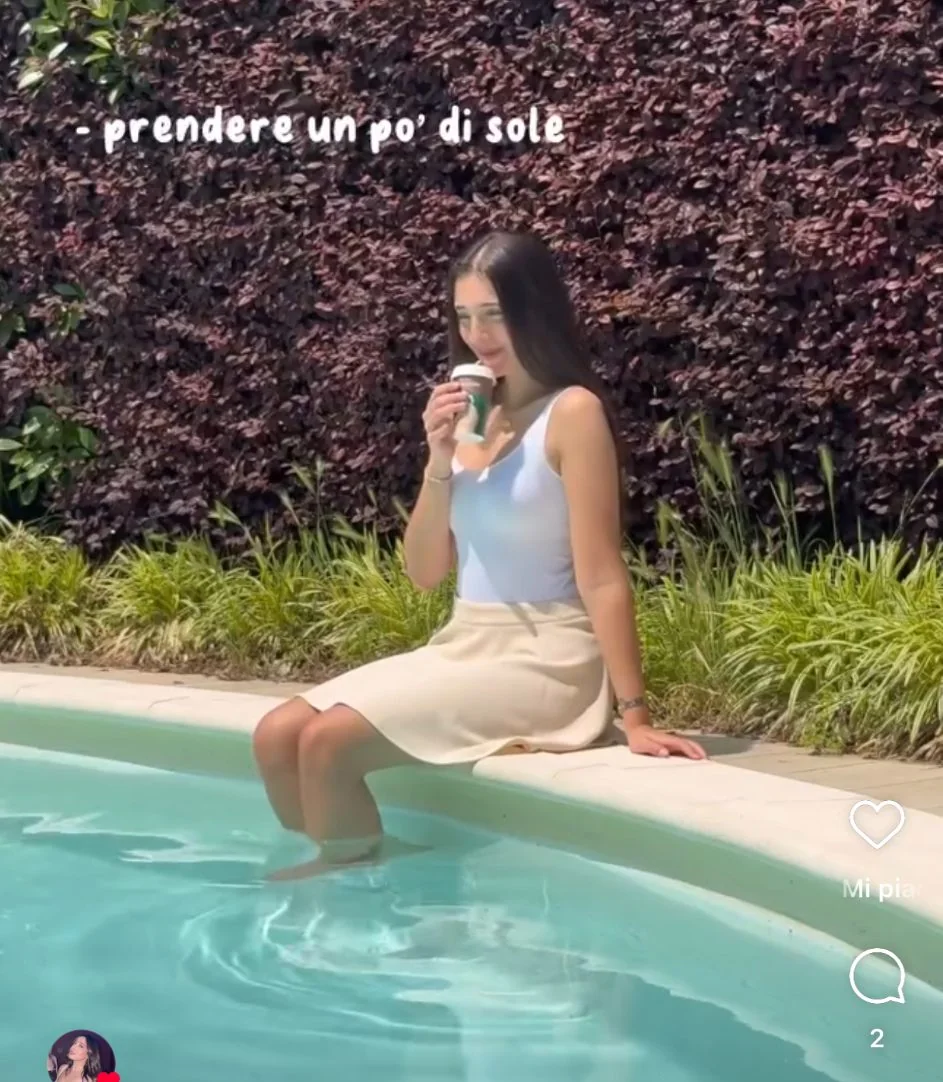 Contenuto lifestyle di una student creator